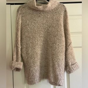 Free People Fuzzy Oversized Sweater